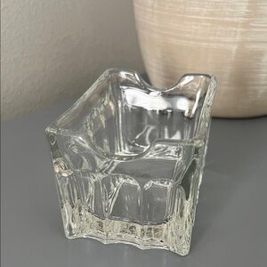 Vintage Glass Holder for Kitchen or Bathroom Use